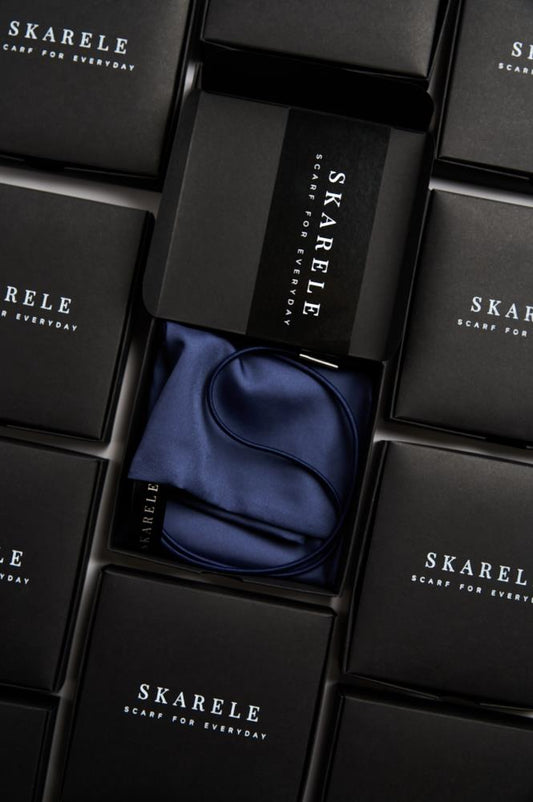 SKARELE SCARF TYING CARDS (an illustrated, step-by-step guide)