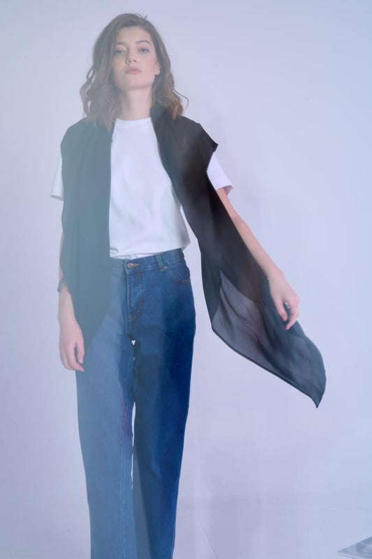 Silk Scarf Duo – OASIS + DUSK | 100% Silk Scarf Bundle