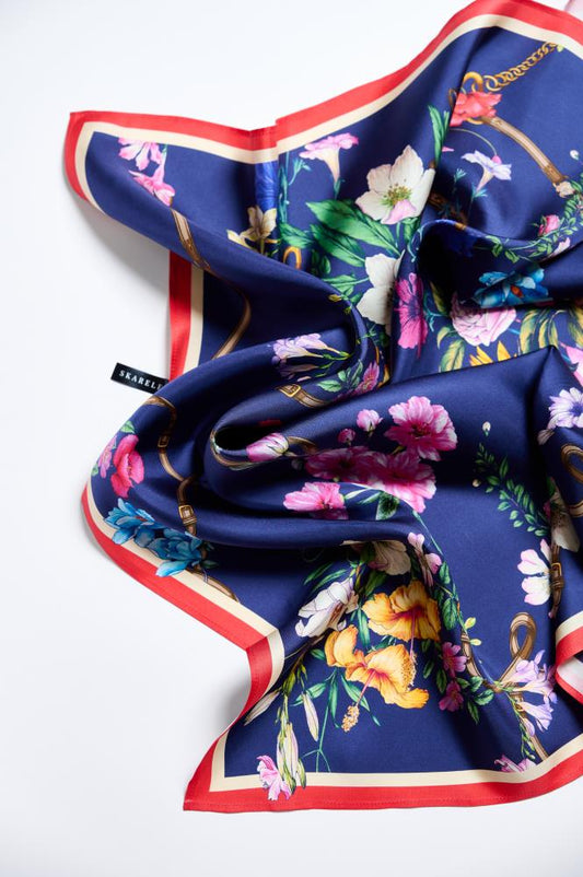 Silk Scarf Duo – TOUCAN + EDEN | 100% Silk Scarf Bundle