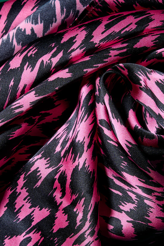 Viscose & Silk Scarf Duo – CUE + FLAMINGO