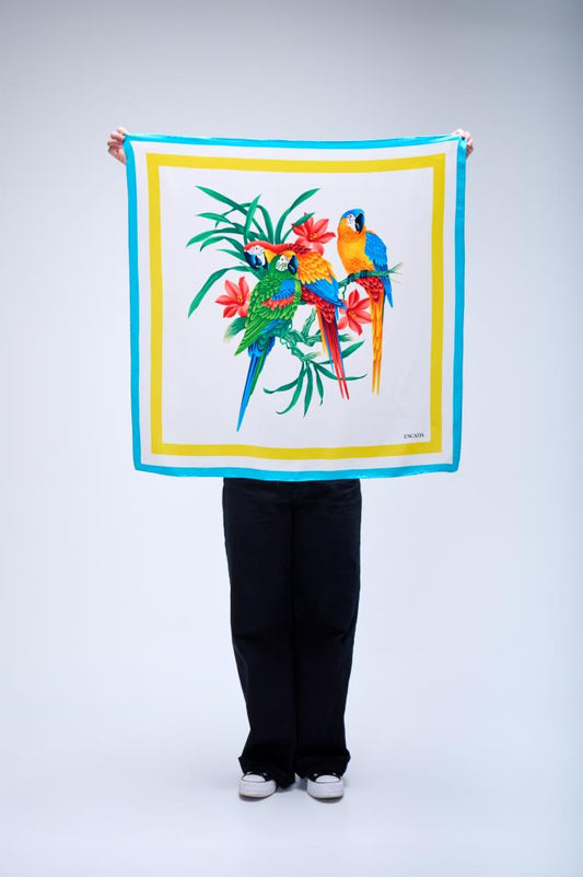 SKARELE Vintage 039 scarf, 82x84cm