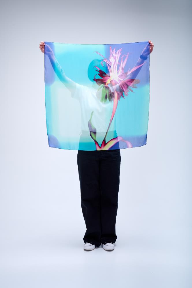 SKARELE Vintage 032 scarf, 86x86cm