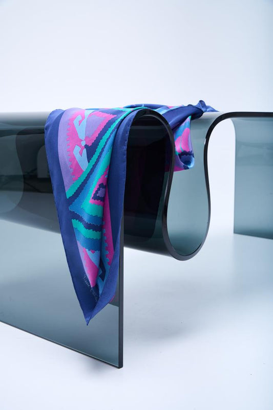 SKARELE Vintage 037 scarf, 85x83cm