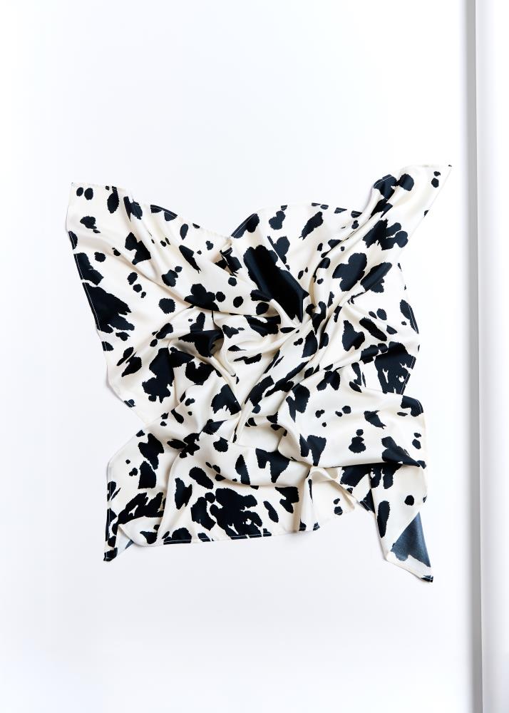 The DASH Set: Large Silk Scarf & Mid-Size Scrunchie