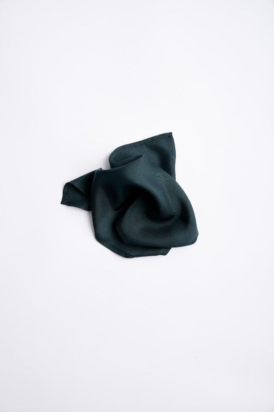 SKARELE BASIL silk pocket square/ handkerchief , 24X24CM