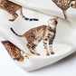 SKARELE SILK MEOW scarf, 65X65CM