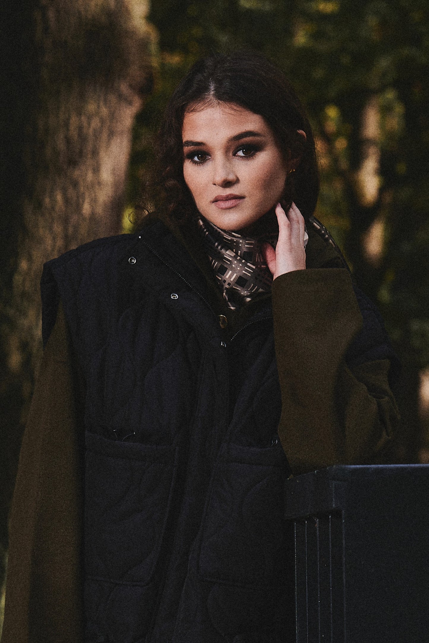 SKARELE IRIS geometric beige silk SCARF, 64x64cm