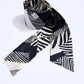 SKARELE SILK NOTE twilly scarf, 6X130CM